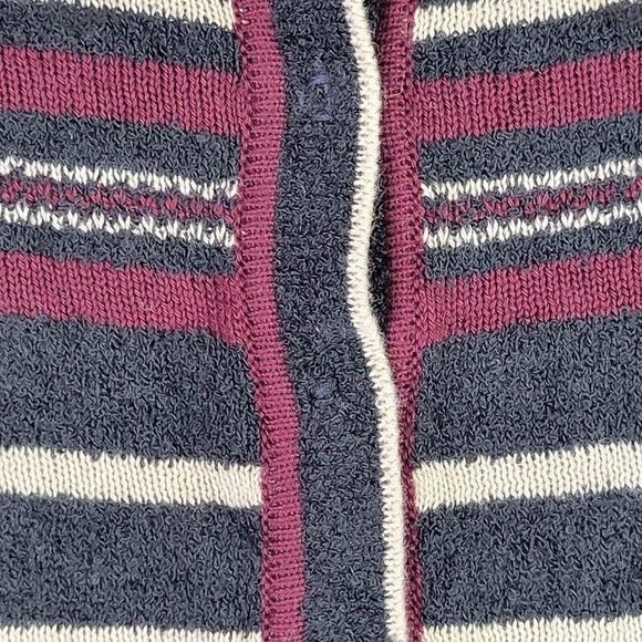 Etoile Isabel Marant Womens Knit Striped Sweater Sz 36 XS Henley SS Southwest - Picture 8 of 9